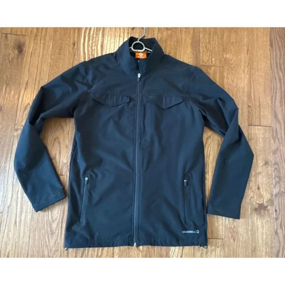 Merrell soft shell select dry black patch pocket jacket M - Picture 11 of 11